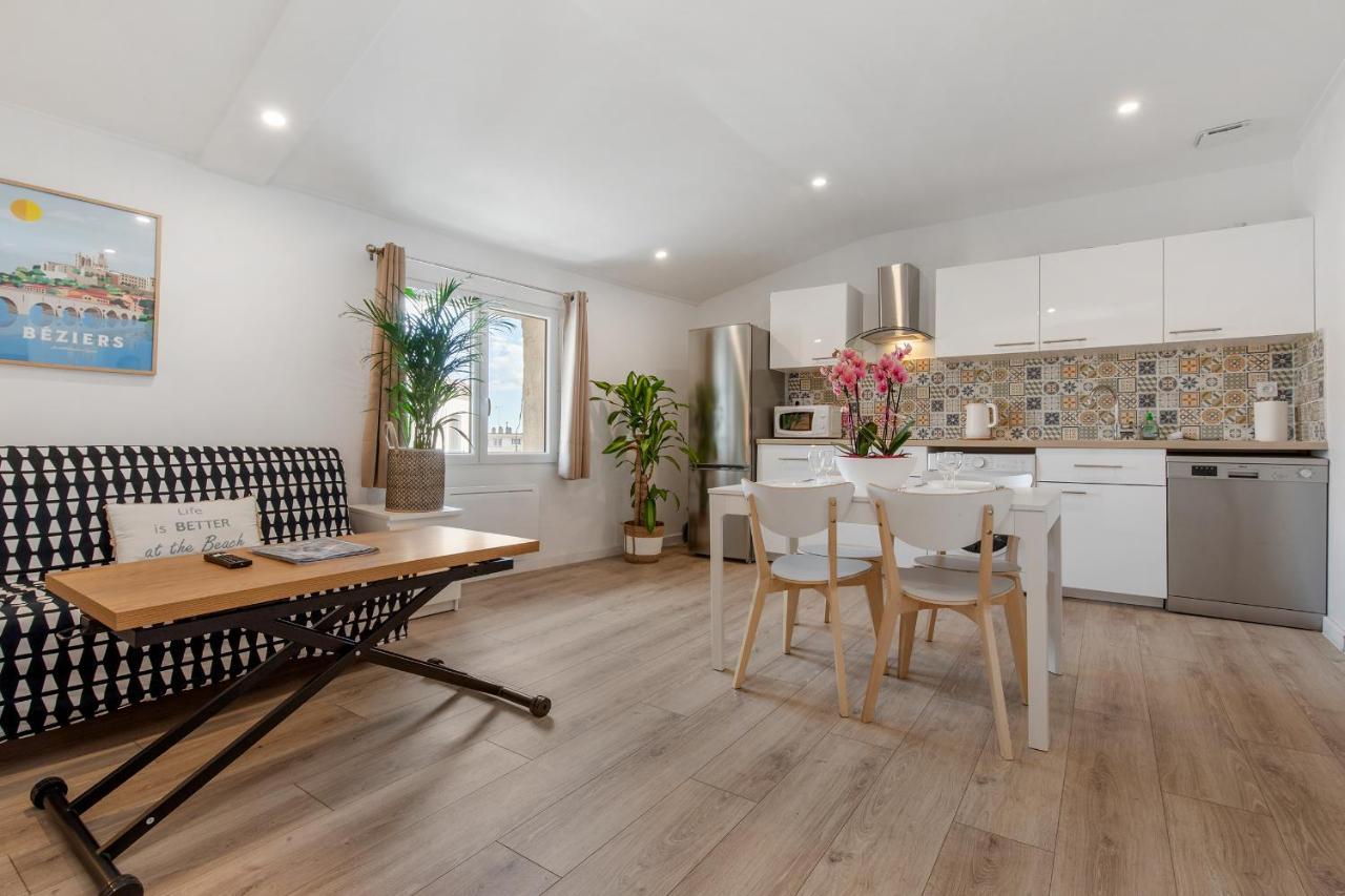 Flamingo Center Clemenceau Apartment Beziers Bagian luar foto